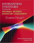 Intervention Strategies to Follow Informal Reading Inventory Assessment : So What Do I Do Now? [Click for larger image]