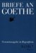 Briefe an Goethe : Gesamtausgabe in Regestform cover