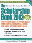 The Scholarship Book 2003 [Click for larger image]