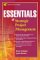 Essentials of Strategic Project Management cover