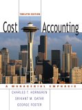 Cost Accounting : A Managerial Emphasis [Click for larger image]