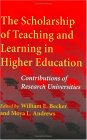 The Scholarship of Teaching and Learning in Higher Education : Contributions of Research Universities [Click for larger image]