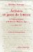Artistes Et Gens De Lettres a Valenciennes a La Fin Du Moyen Age (Vers 1440-1507) cover