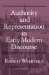 Authority and Representation in Early Modern Discourse cover