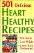 501 Delicious Heart Healthy Recipes cover