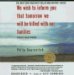 We Wish to Inform You That Tomorrow We Will Be Killed With Our Families : Stories from Rwanda, Library Edition cover