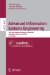 Advanced Information Systems Engineering : 19th International Conference, Caise 2007, Trondheim, Norway, June 11-15, 2007, Proceedings cover