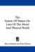 The System of Nature : Or, Laws of the Moral and Physical World cover