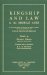 Kingship And Law In The Middle Ages : Studies cover