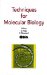 Techniques of Molecular Biology cover