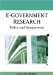 E-government Research : Policy and Management cover