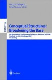 Conceptual Structures : Broadening the Base  9th International Conference on Conceptual Structures, Iccs 2001 Stanford, Ca, Usa, July 30-August 3, 2001, Proceedings [Click for larger image]