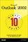 Microsoft Outlook 2002 10 Minute Guide cover