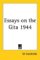 Essays On The Gita 1944 cover