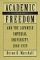  Academic Freedom and the Japanese Imperial University, 1868-1939