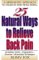 25 Natural Ways to Relieve Back Pain cover