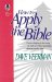 How to Apply the Bible cover