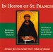 In Honor of St. Francis : Music for the Little Man Is Assisi cover