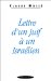 Lettre D'un Juif a Un Israelien cover