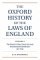 The Oxford History of the Laws of England : The Canon Law and Ecclesiatical Jurisdiction from 597 to the 1640s cover