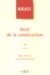 Droit De La Construction cover