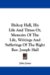 Bishop Hall, His Life and Times, or Memoirs of the Life, Writings and Sufferings of the Right Rev. Joseph Hall cover