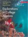 Explorations in College Algebra cover