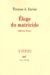 Eloge Du Matricide : Essai Sur Proust cover