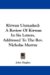 Kirwan Unmasked : A Review of Kirwan in Six Letters, Addressed to the Rev. Nicholas Murray cover
