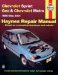 Chevrolet Sprint & Geo Metro Automotive Repair Manual 1985 Thru 2001 cover