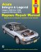 Acura Legend and Integra Automotive Repair Manual cover