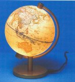 5" Illuminated Globe : Antique [Click for larger image]