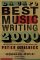 Da Capo Best Music Writing 2000 cover