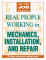 Real People Working in Mechanics, Installation, and Repair cover