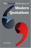 The Oxford Dictionary of Modern Quotations [Click for larger image]