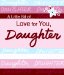 A Little Bit Of... Love for You, Daughter cover