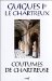 Coutumes De Chartreuse cover