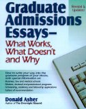 Graduate Admissions Essays : Write Your Way into the Graduate School of Your Choice [Click for larger image]