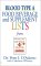 Blood Type A Food, Beverage, And Supplemental Lists cover