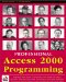 Professional Access 2000 Programming cover