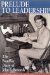 Prelude to Leadership : The European Diary of John F. Kennedy  Summer 1945 cover