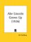 Abe Lincoln Grows Up 1926 cover