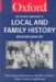 The Oxford Companion to Local and Family History cover
