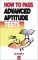 How to Pass Advanced Aptitude Tests cover