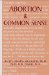 Abortion and Common Sense cover