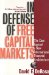 In Defense of Free Capital Markets : The Case Against a New International Financial Architecture cover