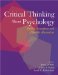 Critical Thinking About Psychology : Hidden Assumptions And Plausible Alternatives cover
