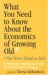 What You Need To Know About The Economics Of Growing Old But Were Afraid to Ask : A Provocative Reference Guide To The Economics Of Aging cover