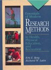 Essentials of Modern Research Methods in Health, Physical Education & Recreation [Click for larger image]