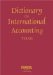 Dictionary of International Accountingterms cover